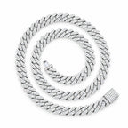 10mm Cuban link chain coiled in a loop