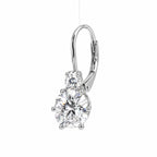 Single drop earring, front view